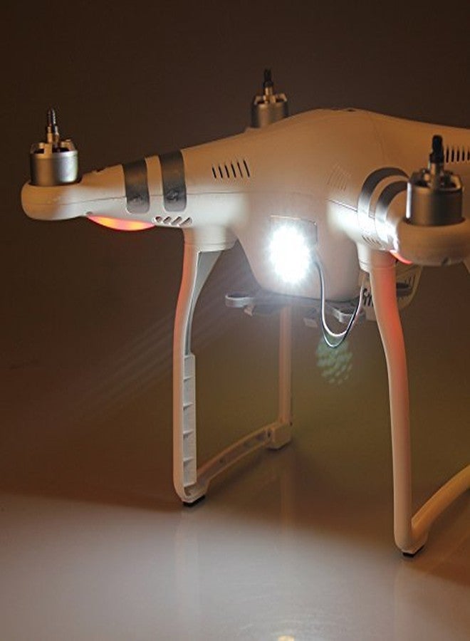SSE Ultra Bright LED Headlight for DJI Phantom 3 4K, Phantom 3 Professional, Phantom 3 Advanced, Phantom 3 Standard - White - Image 2